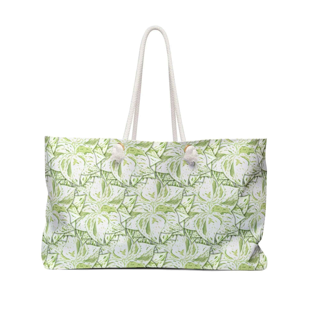 Weekender Tote Bag The Potted Pixel Oversized Durable Tote With Rope Handles Made In USA