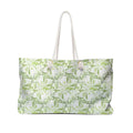 Weekender Tote Bag The Potted Pixel Oversized Durable Tote With Rope Handles Made In USA