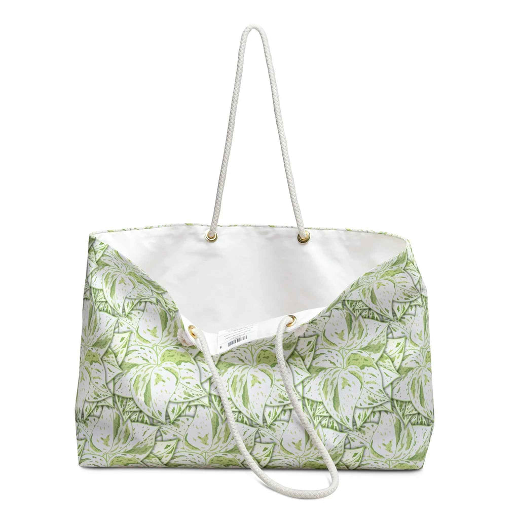 Weekender Tote Bag The Potted Pixel Oversized Durable Tote With Rope Handles Made In USA