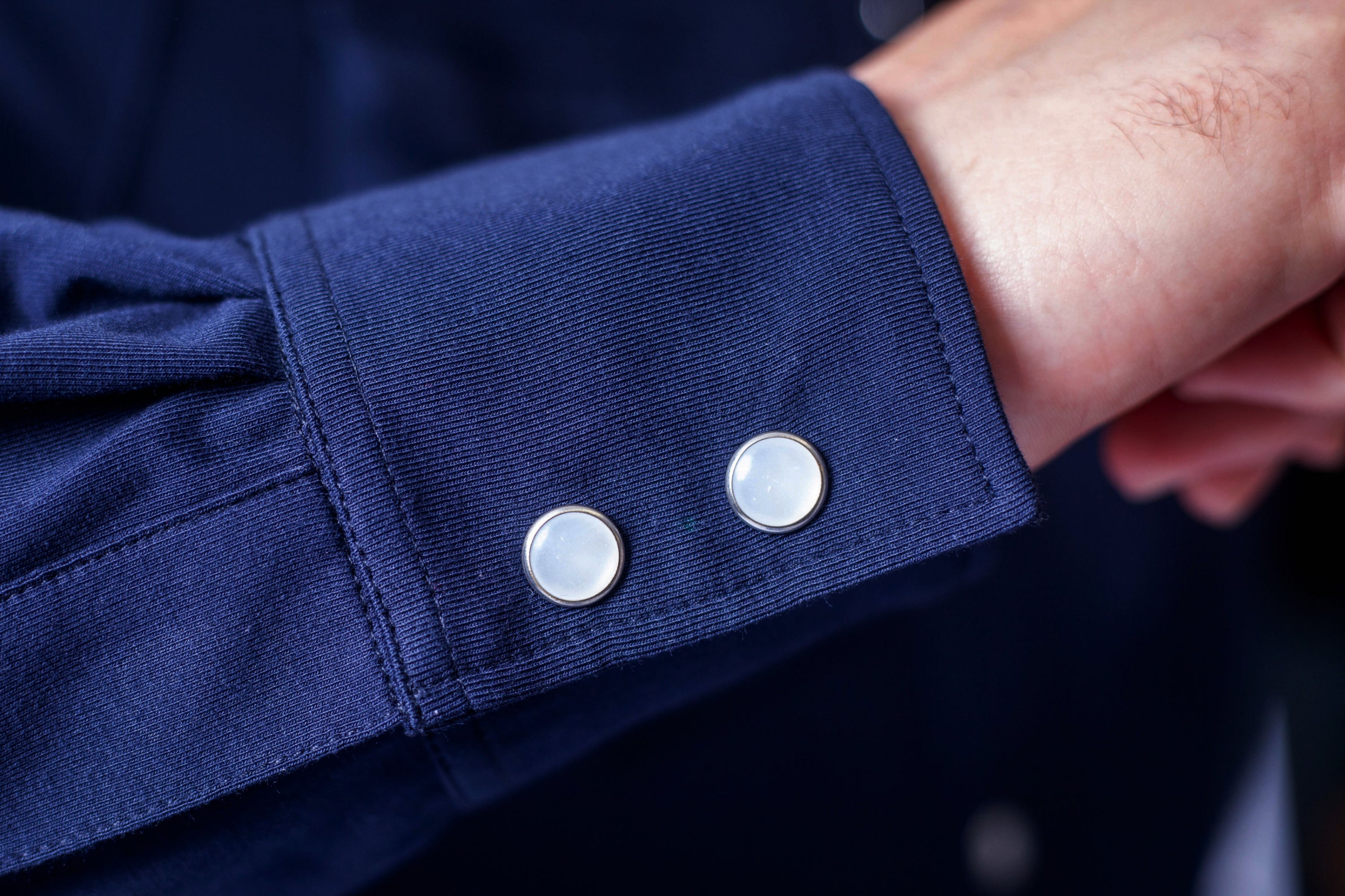 Buki Cinqo Western Tech Shirt - Navy