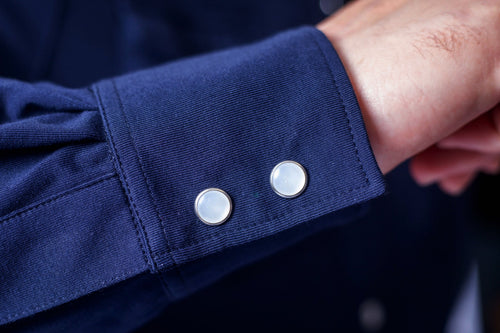 Buki Cinqo Western Tech Shirt - Navy