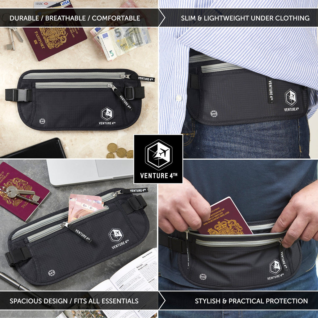 RFID Safe Money Belt