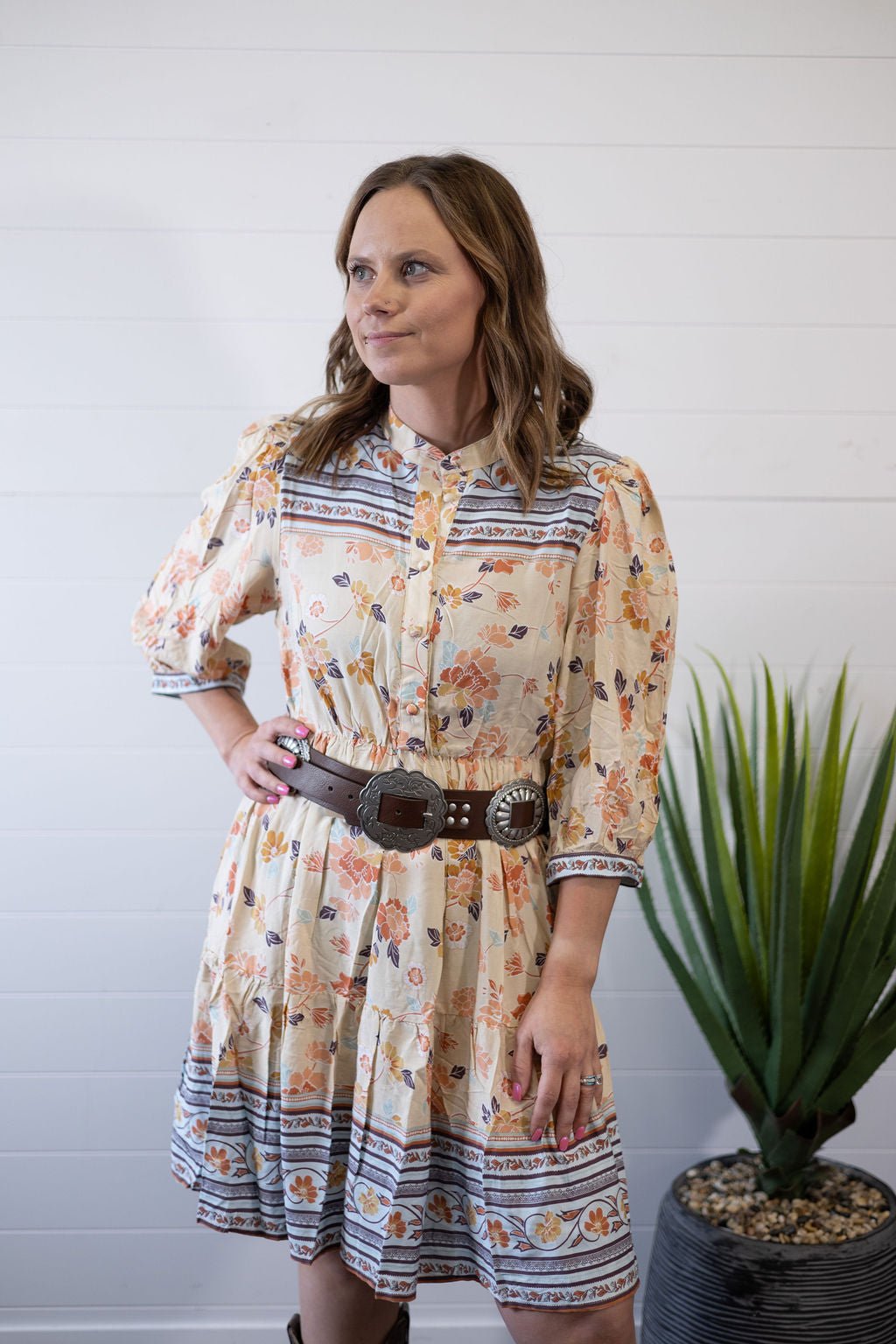 Boho A-Line Dress